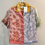 Zimmermann NWT   Dancer Short Sleeve Shirt Size 2P Photo 0