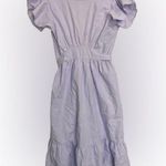 Beulah FARROW  lavender ruffle midi dress open back size M Photo 0
