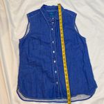 Tommy Bahama 60 Small Petite Sea Glass Breezer Hawaiian Blue 100% Linen Shirt Photo 4