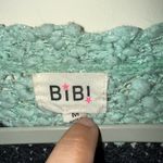 🎄BiBi Mint, Black, and Brown Striped Sweater Green Size M Photo 1