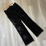 Cambio Corduroy pants floral embroidered womens Brown (size 12) riding boho folk Photo 1