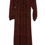 Melrose and Market  Floral Long Sleeve Chiffon Maxi Dress Photo 2