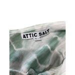 Attic Salt Tie Dye Babydoll Flax Sun Dress Green Size L Beach Boho Summer Cute Size L Photo 2