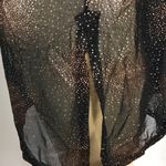 Zuliana bronze sequence shimmer mesh dress with slits Made in USA. New With Tags Black Size undefined Photo 3