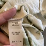 Doe & Rae  cream and green ruffle top S Photo 1