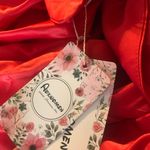 Long Evening Prom Dress Skirt Red Size M Photo 3