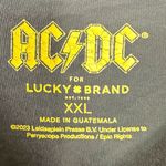 Lucky Brand  AC/DC Studded Cotton Boyfriend Graphic Band Tee T-Shirt XXL Retro Photo 6