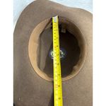 Charlie Horse Hat Co. Brown Wool Western Cowboy Hat Small Feather Trim Photo 8