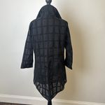 Lior Paris Victoria Casual Dress Jacket Three Quarter Sleeve High Low black Sz L Size L Photo 4