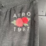 Aeropostale  Gray Joggers Sweatpants Y2K Floral Women’s Sz S EUC Photo 2