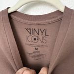 [Vinyl Icons] Brown ACDC Back in Black Studded Graphic Tee T Photo 9