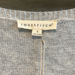 Lovestitch NWT  Gray Heather Sweater Knit Long Sleeve Wrap, S Photo 1