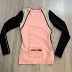 Lululemon Run:Layer Me Long Sleeve Bleached Coral Dune Black Sz 6 Rare Colorway Photo 8