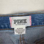 PINK - Victoria's Secret  size 12 / 29  super short Blue Distressed Jean Shorts den Photo 2