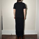 Old Navy  Black Shortsleeve Midi Shirt Dress Size Small Tall NWT Photo 1