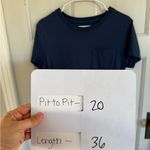 Pact navy blue organic cotton shirt dress size medium Photo 5