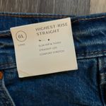 Universal Threads Highest Rise Straight Leg Denim Dark Wash Jeans Size 6 Long Photo 2