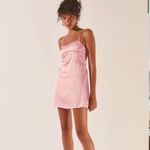 Peppermayo  Divine Destiny Diamanté Pink Satin Slip Mini Dress XS Photo 1