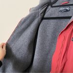 Lands' End Lands’ End Vintage Squall Brick Red and Fleece Jacket Photo 5