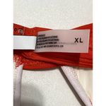 Solid & Striped  The Morgan  Scoop Neck Bikini Top‎ In Lipstick Red Gingham XL Photo 2