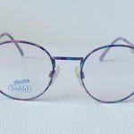 Purple/Green Retro Round Glasses Purple Photo 2