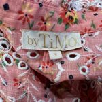 By Timo Eyelet Long Sleeve Cotton Maxi Dress Small S Photo 5