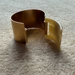 Tory Burch Gold and Cream Wide Cuff Photo 1