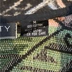 Vintage 90s New Identity Woven Tapestry Aztec Tribal Cowgirl Jacket Pockets M Black Size M Photo 8