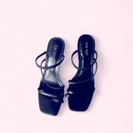 Nine West Black Strappy Heels Photo 1