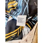 Nine West  Wrap Silky Cropped Shirt Blouse SMALL Romantic Colorful Chic NWT‎ Photo 6