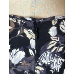 Pendleton Dress Women 6 Black Ivory Floral Print Fit And Flare Midi Preppy Boho Photo 7