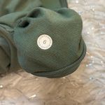 Lululemon  Athletica Green Twill Women’s Wrap- Front Longline Bra Size 6 Photo 4