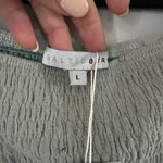 Baltic Born Green Off-Shoulder Bodycon Midi Dress. Sage Green Photo 3