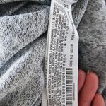 ZARA Gray Pearl Embellished Drop Shoulder ¾ Sleeve Knit Top Size Medium Photo 6