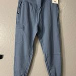 Jaanuu NWT  Rubi Slim ULTRAsoft Scrub Jogger, Blue, M Petite Photo 0
