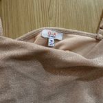 Q + A Los Angeles Gold Tank Top Medium Sparkly Sleeveless Cami Shell Party Top Photo 1