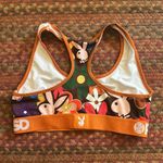 PSD ORANGE PLAYBOY FLOWER POWER SPORTS BRA Size L Photo 2