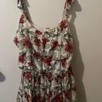 Free People Dear You Floral Mini Dress White Sleeveless Fit & Flare Size M Photo 2