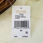 Michael Kors Fulton Acorn Brown Leather Large Gusset Carryall Continental Wallet Photo 6