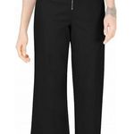 INC International Concept Womens Size 10 Black Wide Leg Pants Zipper NWT Career Photo 0