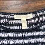 Eileen Fisher • organic linen knit stripe tunic round neck cover up dress beach Photo 5