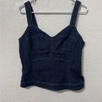 White House | Black Market NWT  Denim Bustier Photo 2