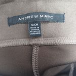 Andrew Marc  Brown Faux Suede Pull On Pants Photo 10