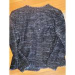 Talbots  Blue Black and light blue Tweed Blazer Jacket Size 10 P‎ Women Photo 6