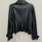 Vintage Black Leather Jacket Sz Med 90s Photo 5
