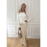 Free People  Tilly Long Sleeve Top in Ivory X-Small New Womens Photo 15