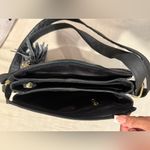 Great American Black Leather Shoulder/Crossbody Bag Photo 4