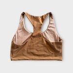 Wolven Tan Racerback Sports Bra Photo 2