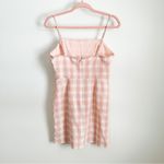 BP  NEW Pink White Gingham Plaid Mini Dress sz Medium Photo 1