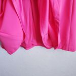 Alexia Admor Alexia Admour Hot Pink Square Neck Half Sleeve Dress with Giant Bows Photo 7